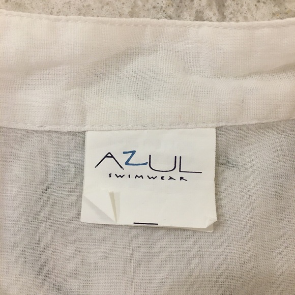 Azul Swimwear White Cover-up Children’s L (12-14) - Picture 3 of 9